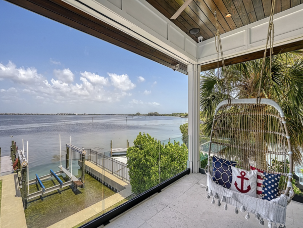 Bayfront Luxury Vacation Rental in Holmes Beach with Private Dock, Pool & Spa